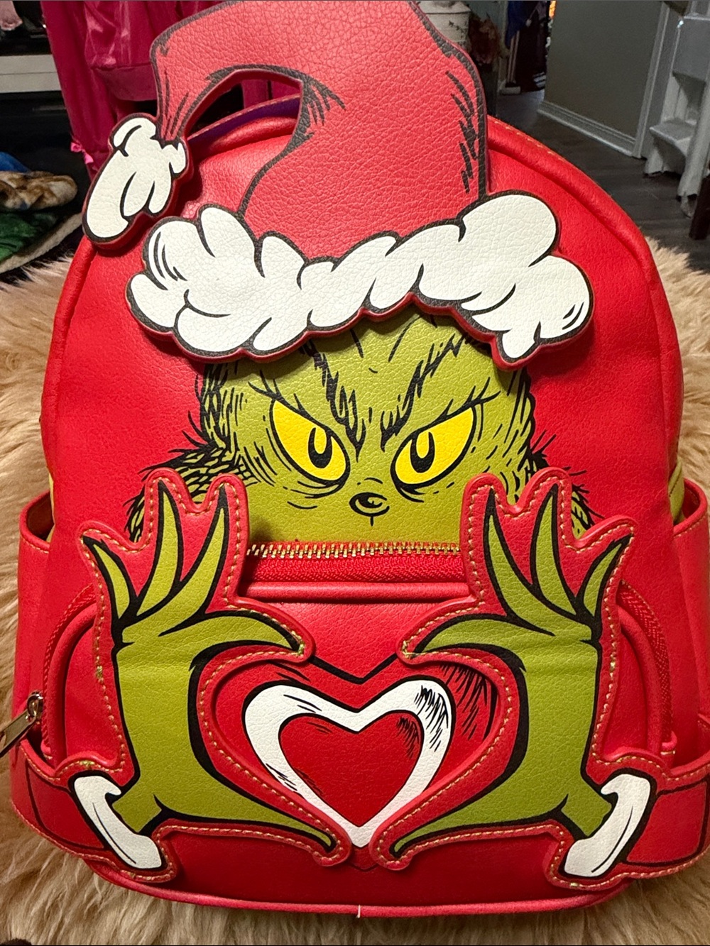 Universal Studios The Grinch Christmas backpack Super Cute